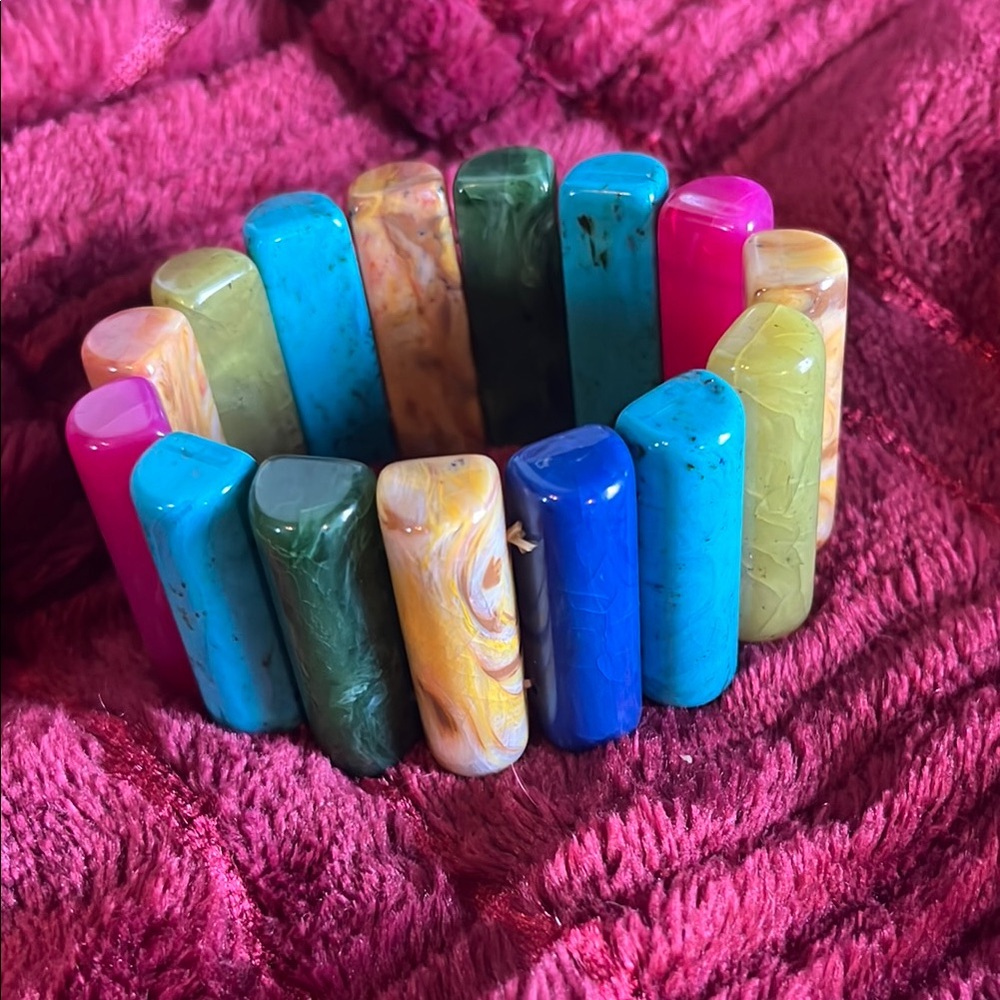 Colorful Chunky Bracelet
